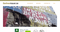 Desktop Screenshot of berlinermauer.se