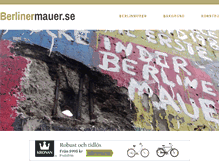 Tablet Screenshot of berlinermauer.se